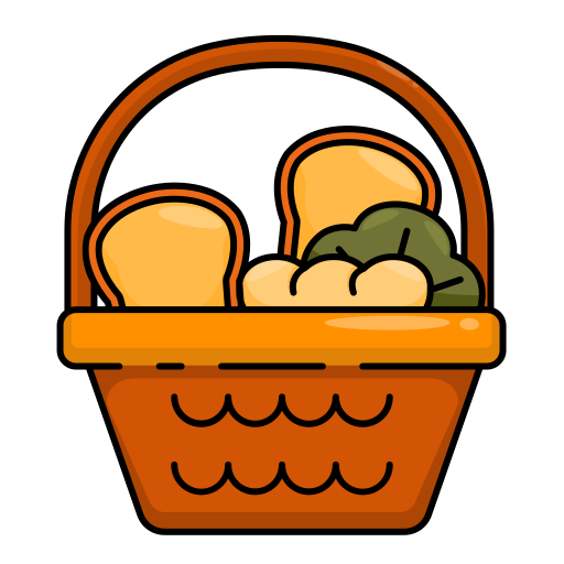 Корзинка для пикника бесплатно иконка Корзинка для пикника бесплатно иконка