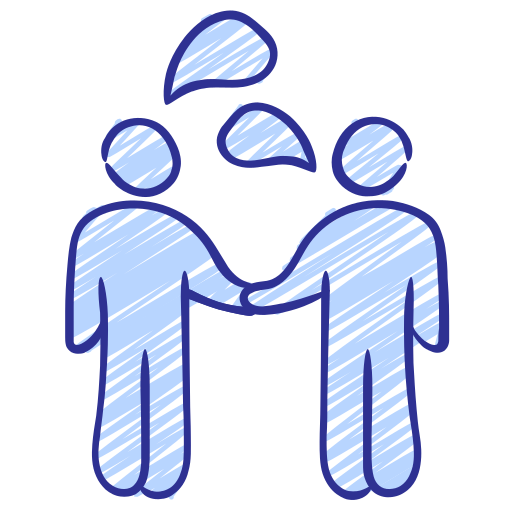 reunión icono gratis