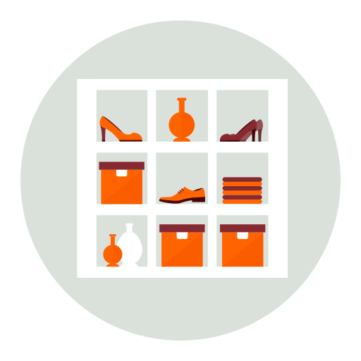 Boxes free icon