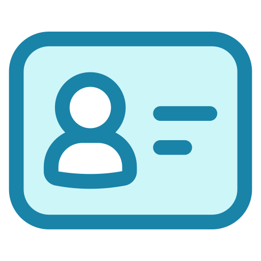 tarjeta de identificación icono gratis