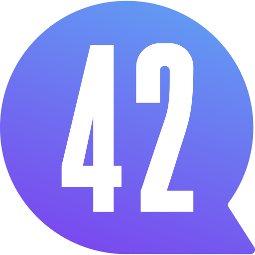 42 kostenlos Icon 42 kostenlos Icon