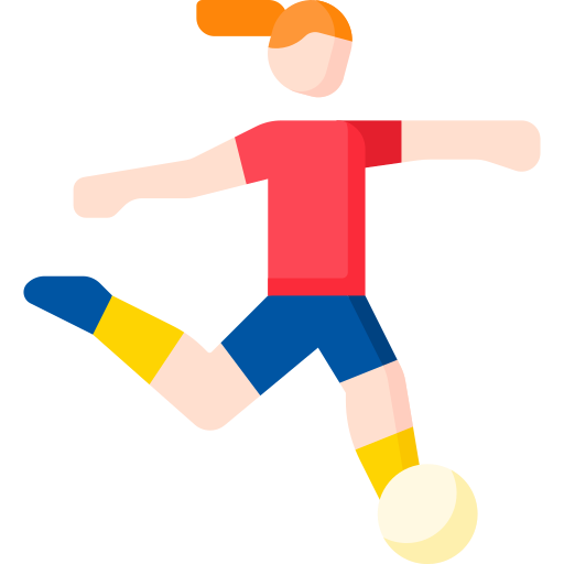 joueuse de football Icône gratuit joueuse de football Icône gratuit