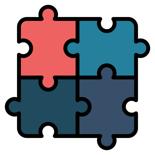 pieza de puzzle icono gratis