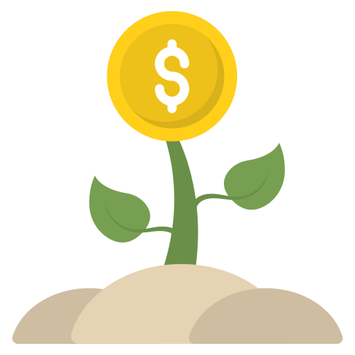 dividendos icono gratis