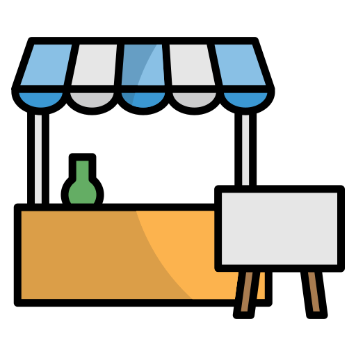 promoción de stand icono gratis