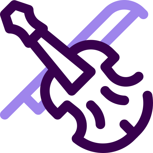 violín icono gratis