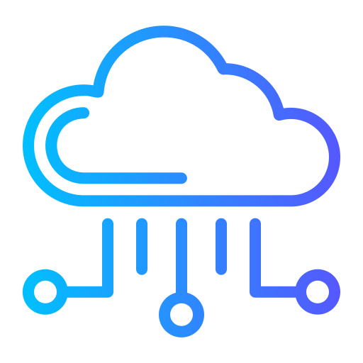 computación en la nube icono gratis