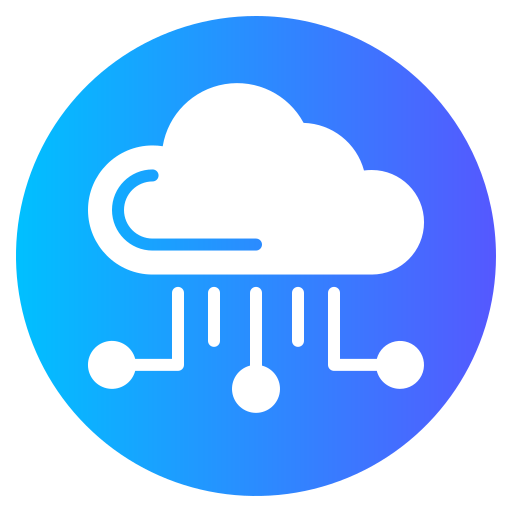 computación en la nube icono gratis