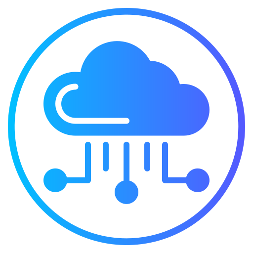 computación en la nube icono gratis