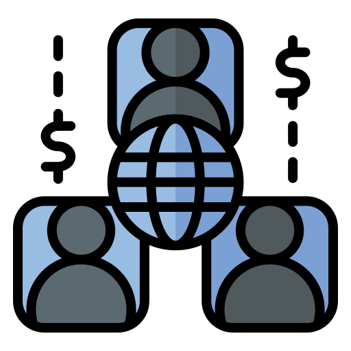 le marketing d'affiliation Icône gratuit le marketing d'affiliation Icône gratuit