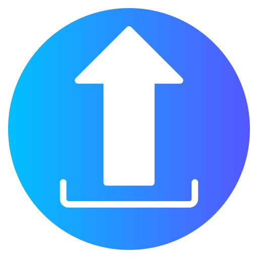 flecha arriba icono gratis