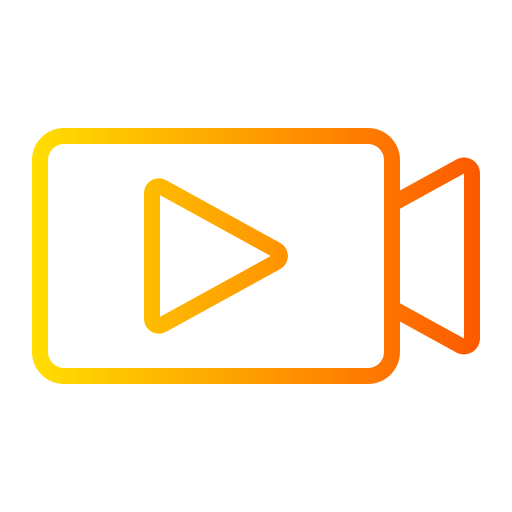 grabación de vídeo icono gratis