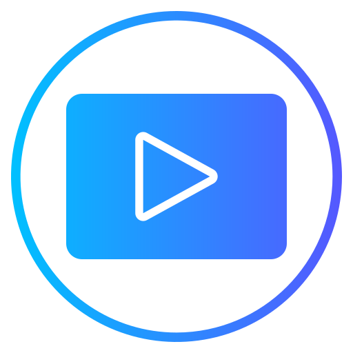 reproductor de video icono gratis