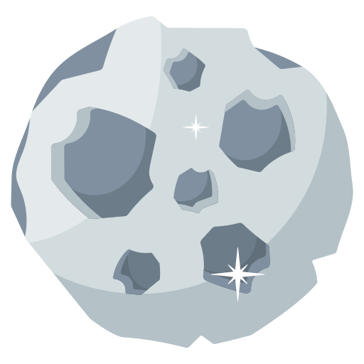 asteroides icono gratis