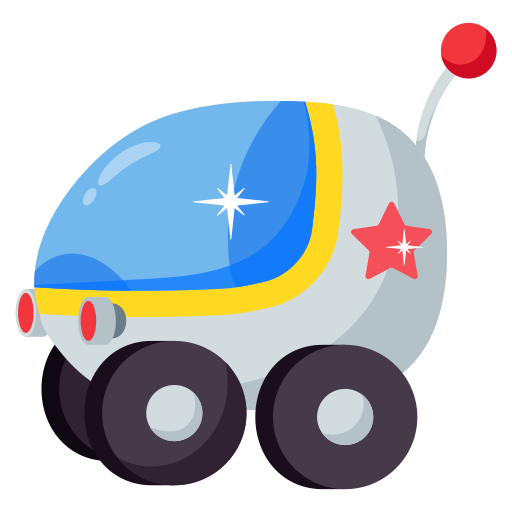 coche espacial icono gratis