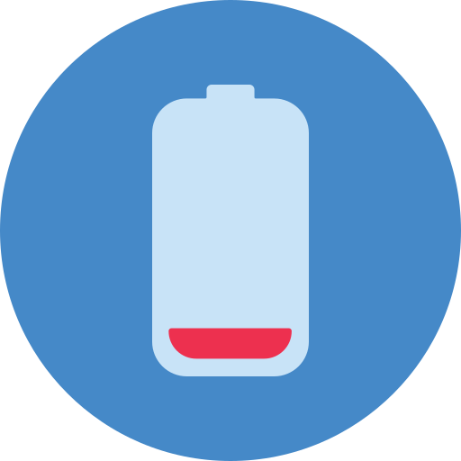 Батарея разряжена бесплатно иконка