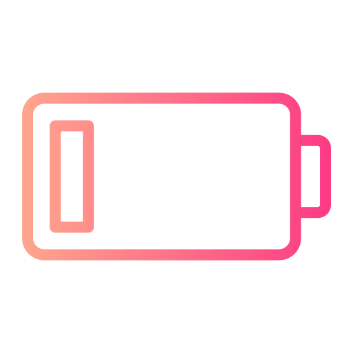 batería baja icono gratis