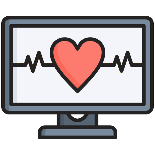 monitor de ecg icono gratis