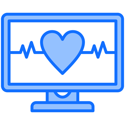 monitor de ecg icono gratis