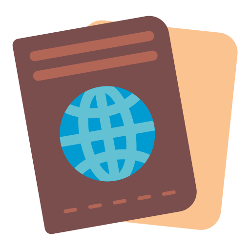 pasaporte icono gratis