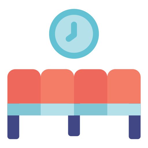 sala de espera icono gratis