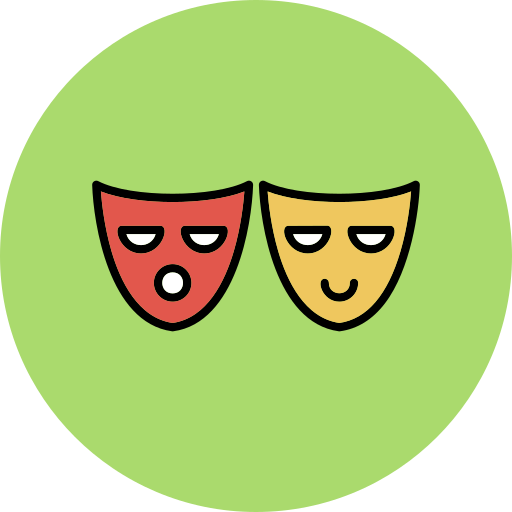 Theater masks - Free entertainment icons