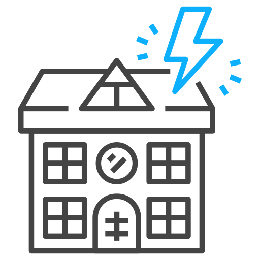 seguro de hogar icono gratis