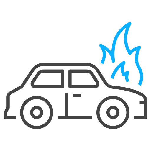 accidente automovilístico icono gratis