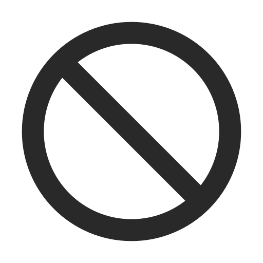 indisponible icono gratis