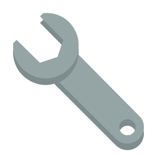 llave inglesa icono gratis