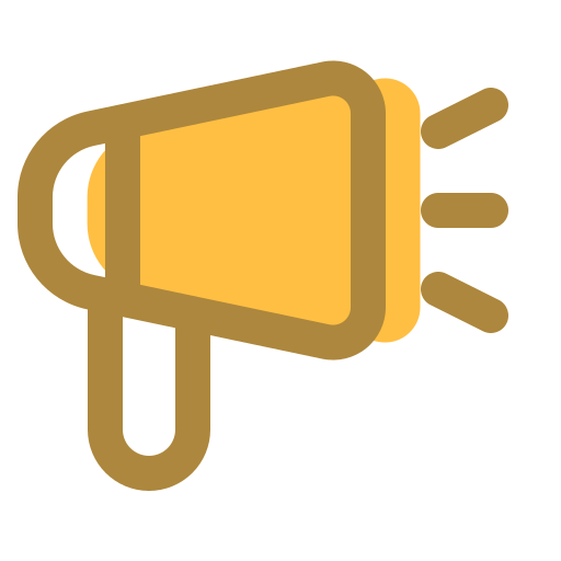 mégaphone Icône gratuit