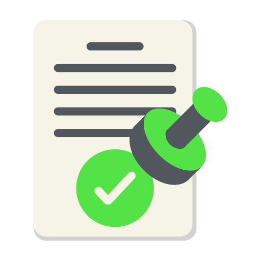 rechtsdokument kostenlos Icon