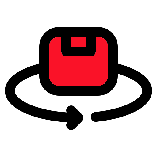 devolución del producto icono gratis