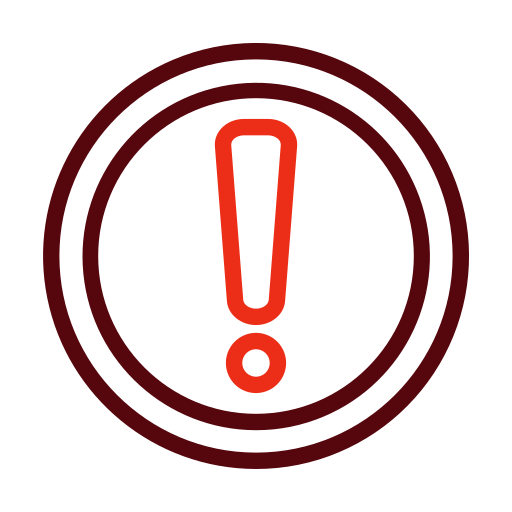 Exclamation mark free icon
