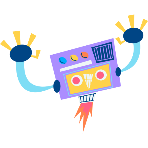 robot gratis sticker