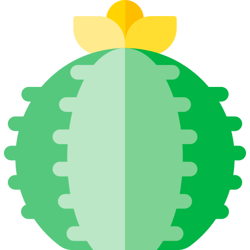 cactus barril azul icono gratis