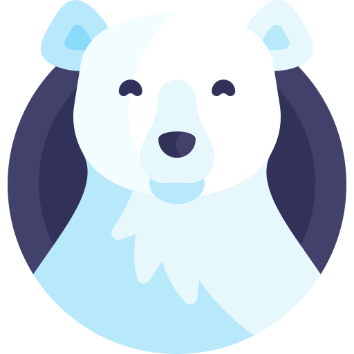 oso polar icono gratis