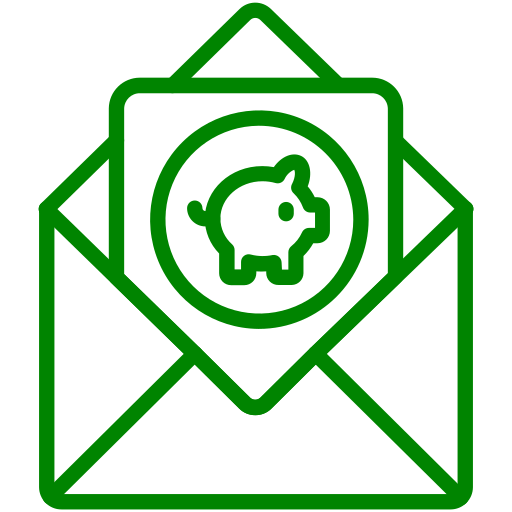 ahorros icono gratis