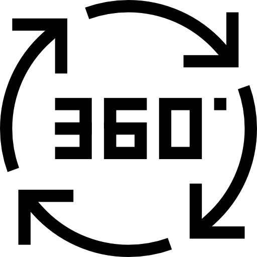 360 degrees free icon 360 degrees free icon