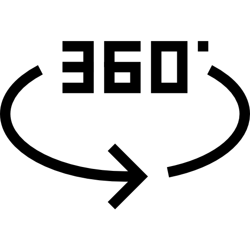 360 degrees free icon 360 degrees free icon