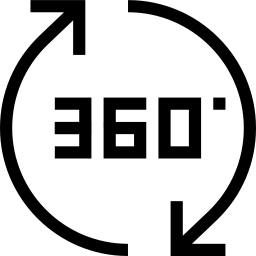 360 degrees free icon 360 degrees free icon