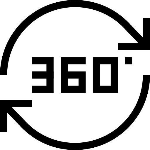360 degrees free icon 360 degrees free icon