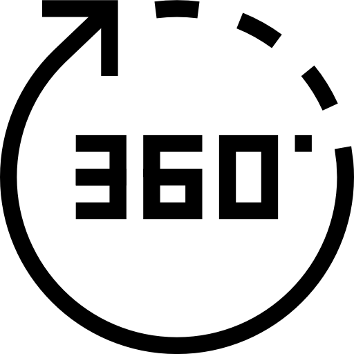 360 degrees free icon 360 degrees free icon