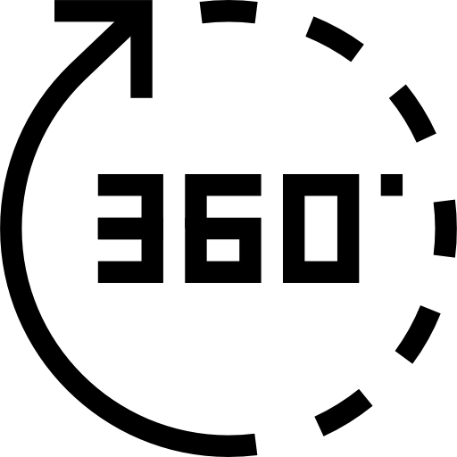360 degrees free icon 360 degrees free icon
