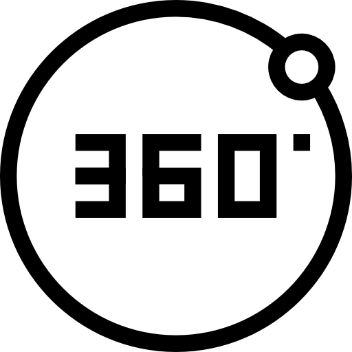 360 degrees free icon