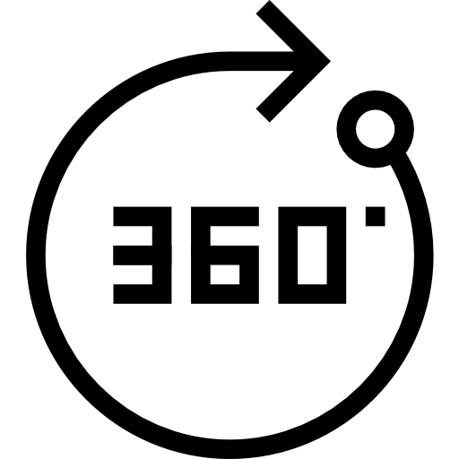 360 degrees free icon 360 degrees free icon