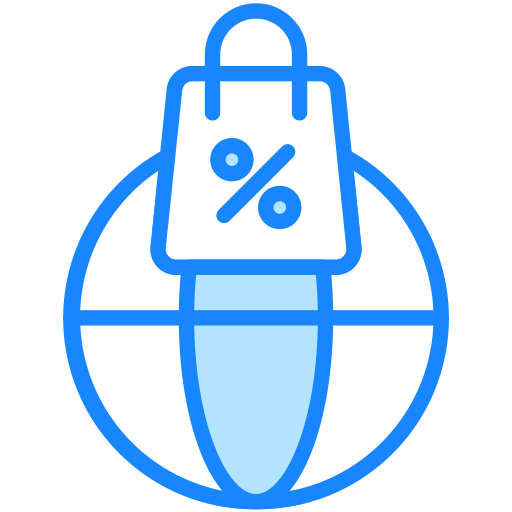 desconto em compras on-line grátis ícone desconto em compras on-line grátis ícone