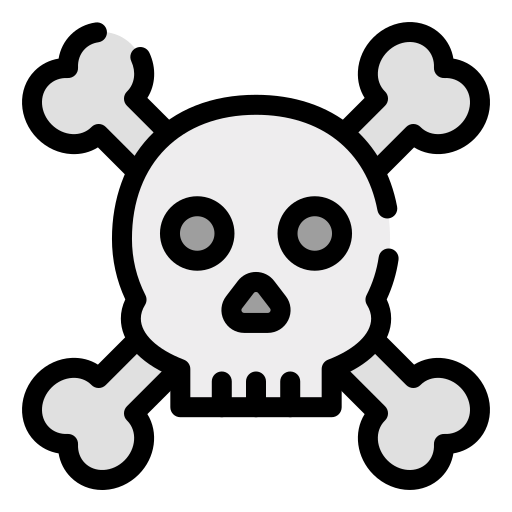 Skull and bones - Free shapes and symbols icons