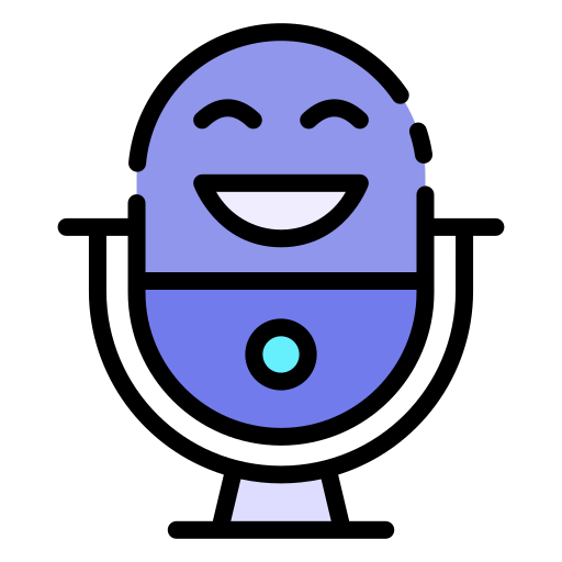 pódcast de comedia icono gratis