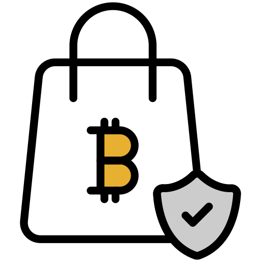 bitcoin aceptado icono gratis